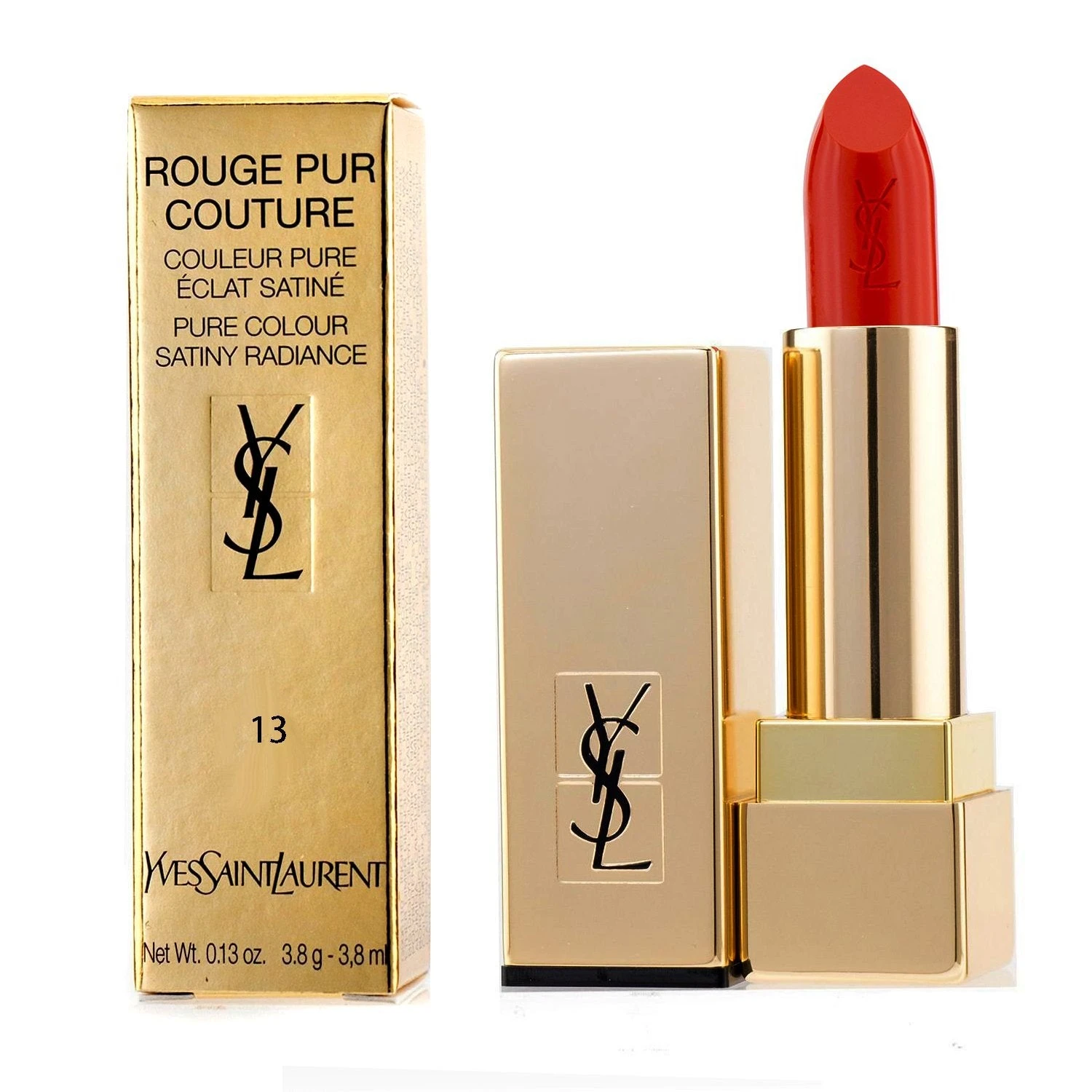 Yves Saint Laurent Rouge Pur Couture - #151 Rouge Unapologetic 3.8g/0.13oz 18 Yves Saint Laurent Rouge Pur Couture - #151 Rouge Unapologetic 3.8g/0.13oz - Image 16