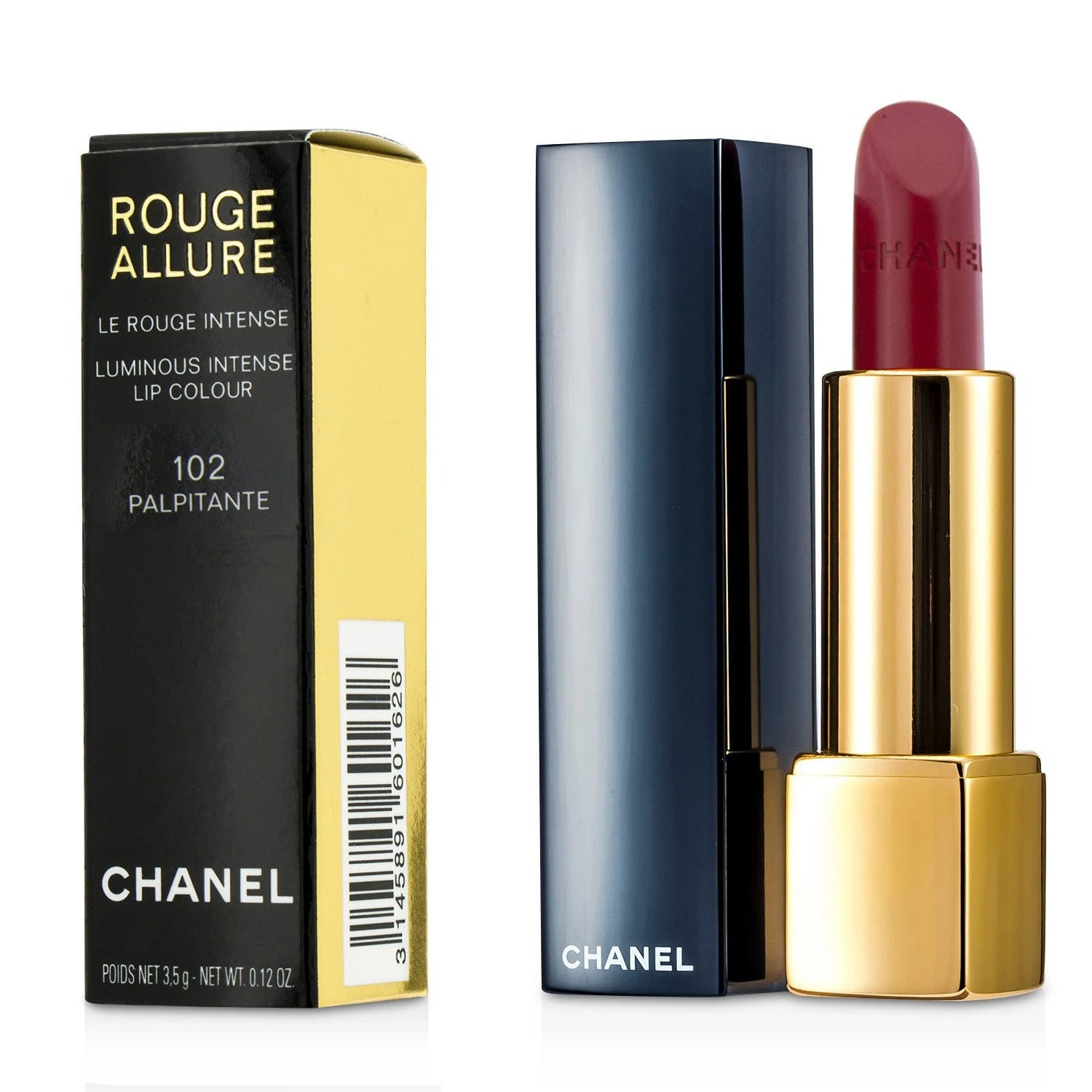 Chanel Rouge Allure Luminous Intense Lip Colour - # 102 Palpitante 3.5g/0.12oz 3 Chanel Rouge Allure Luminous Intense Lip Colour - # 102 Palpitante 3.5g/0.12oz
