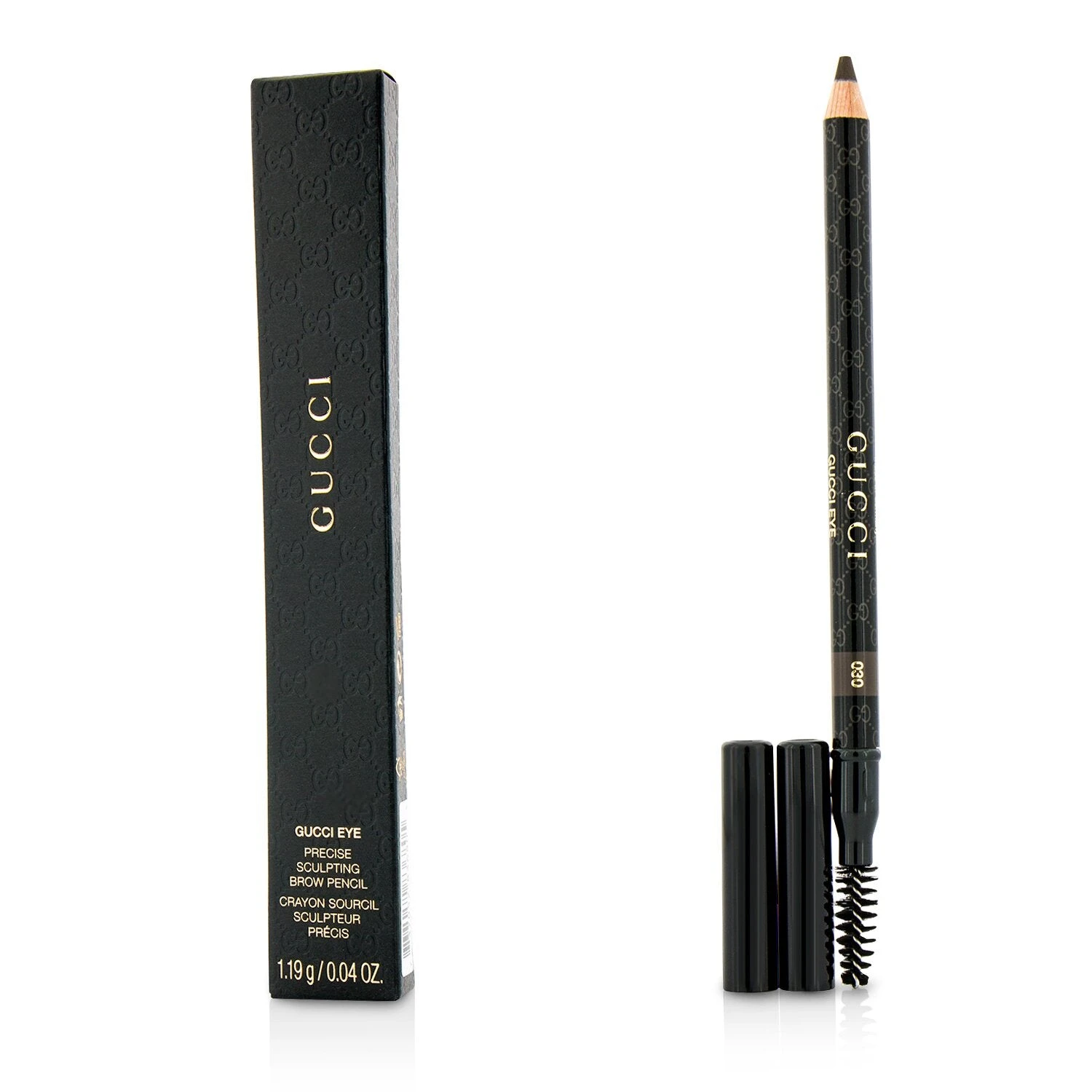 Gucci Precise Sculpting Brow Pencil - #030 Soft Black 1.19g/0.04oz 3 Gucci Precise Sculpting Brow Pencil - #030 Soft Black 1.19g/0.04oz