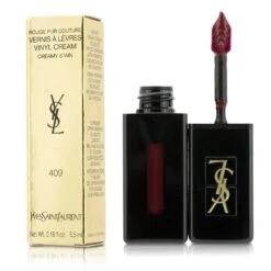 Yves Saint Laurent Rouge Pur Couture Vernis A Levres Vinyl Cream Creamy Stain - # 411 Rhythm Red 5.5ml/0.18oz -Flawless Hue Store 20625381702 d98f6ad6 1f36 421e b4ca 44b497a01149