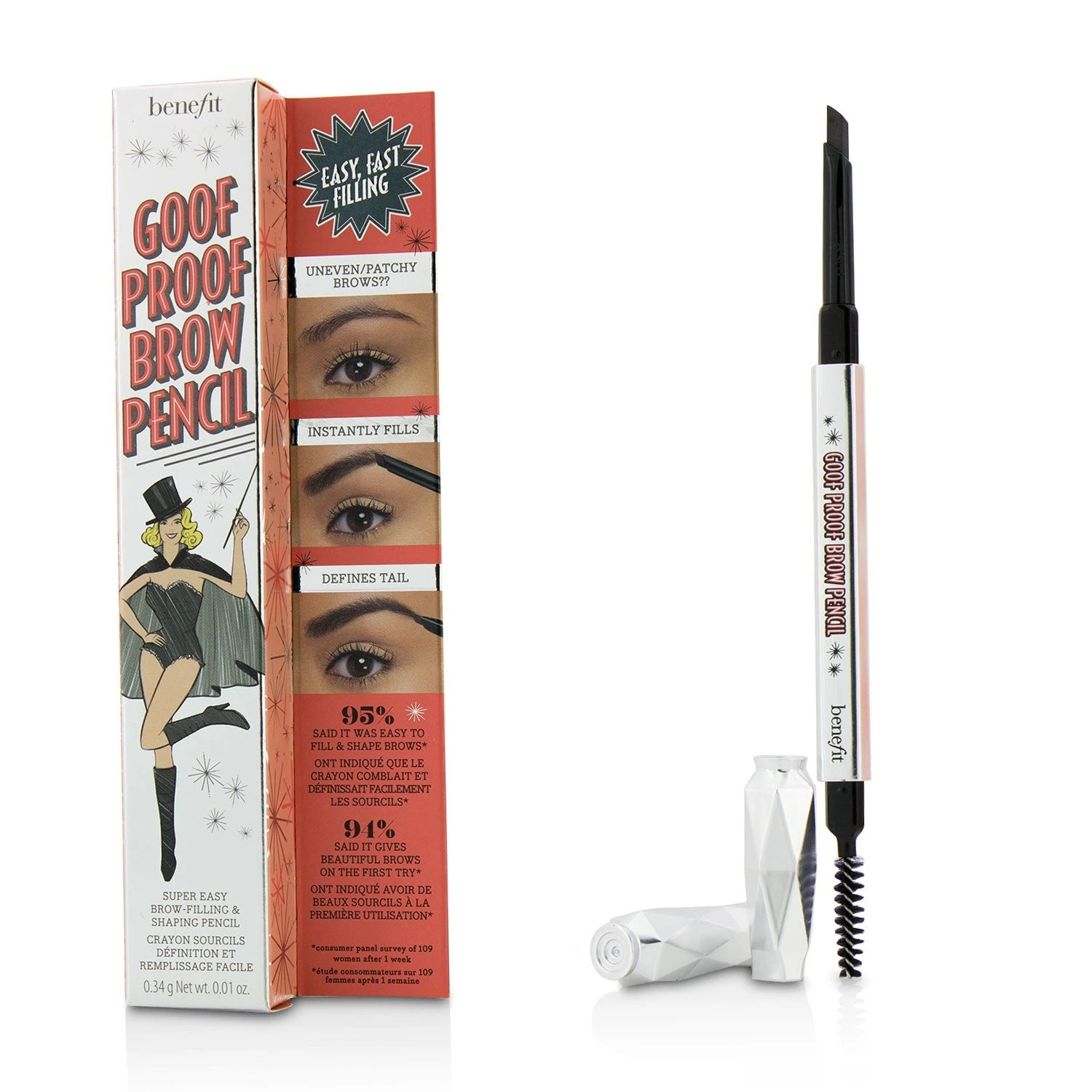 Benefit Goof Proof Brow Pencil - # 2 (Light) 0.34g/0.01oz 12 Benefit Goof Proof Brow Pencil - # 2 (Light) 0.34g/0.01oz - Image 10