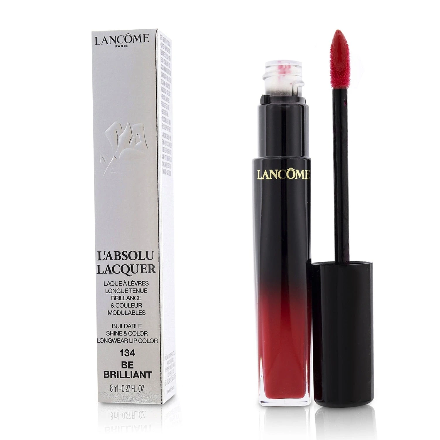 Lancome L'Absolu Lacquer Buildable Shine & Color Longwear Lip Color - # 317 Rise Shine 8ml/0.27oz 4 Lancome L'Absolu Lacquer Buildable Shine & Color Longwear Lip Color - # 317 Rise Shine 8ml/0.27oz - Image 2