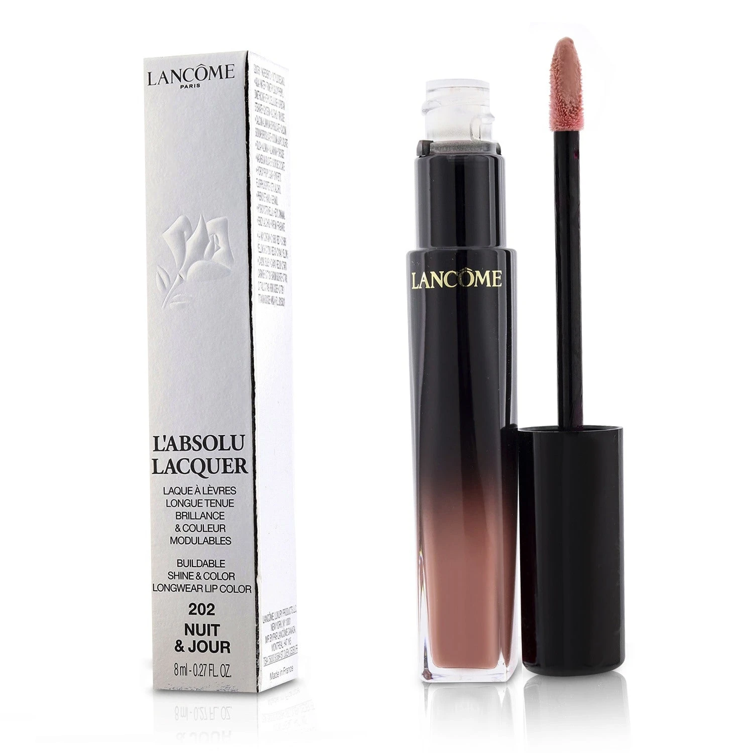 Lancome L'Absolu Lacquer Buildable Shine & Color Longwear Lip Color - # 317 Rise Shine 8ml/0.27oz 7 Lancome L'Absolu Lacquer Buildable Shine & Color Longwear Lip Color - # 317 Rise Shine 8ml/0.27oz - Image 5