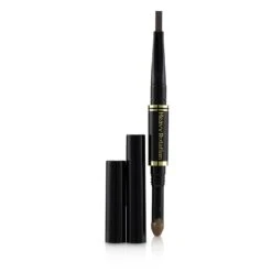 KISS ME Heavy Rotation Fit Fiber In Double Eyebrow Pencil - # 02 Dark Brown 0.39g/0.014oz