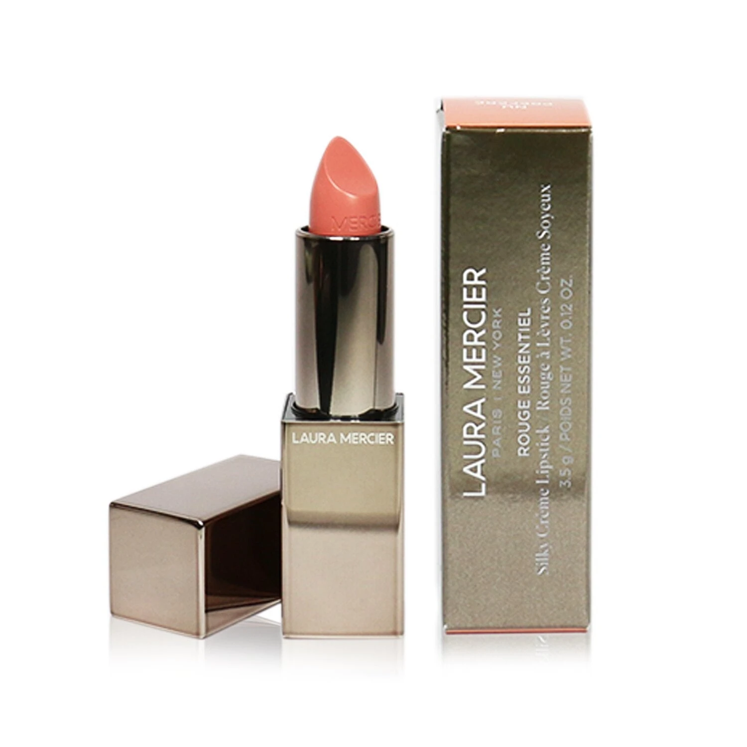Laura Mercier Rouge Essentiel Silky Creme Lipstick - # Coral Nu (Nude Coral) 3.5g/0.12oz 10 Laura Mercier Rouge Essentiel Silky Creme Lipstick - # Coral Nu (Nude Coral) 3.5g/0.12oz - Image 8