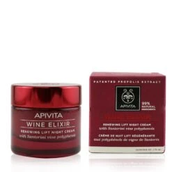 Apivita Wine Elixir Renewing Lift Night Cream 50ml/1.74oz -Flawless Hue Store 24470127701 2