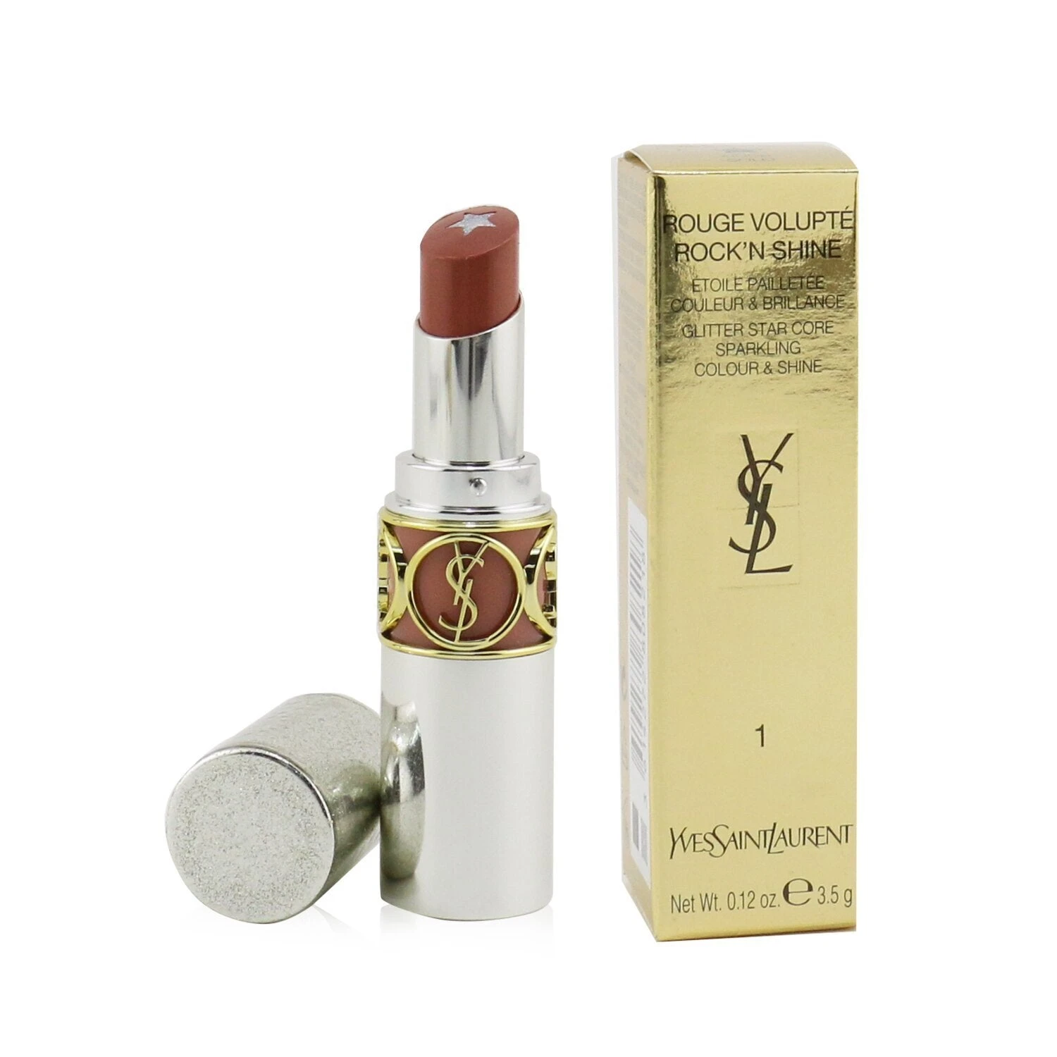 Yves Saint Laurent Rouge Volupte Rock'N Shine Lipstick - # 10 Pink Bass 3.5g/0.12oz 4 Yves Saint Laurent Rouge Volupte Rock'N Shine Lipstick - # 10 Pink Bass 3.5g/0.12oz - Image 2