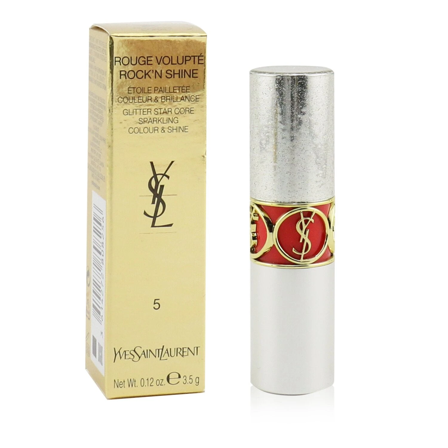 Yves Saint Laurent Rouge Volupte Rock'N Shine Lipstick - # 10 Pink Bass 3.5g/0.12oz 12 Yves Saint Laurent Rouge Volupte Rock'N Shine Lipstick - # 10 Pink Bass 3.5g/0.12oz - Image 10