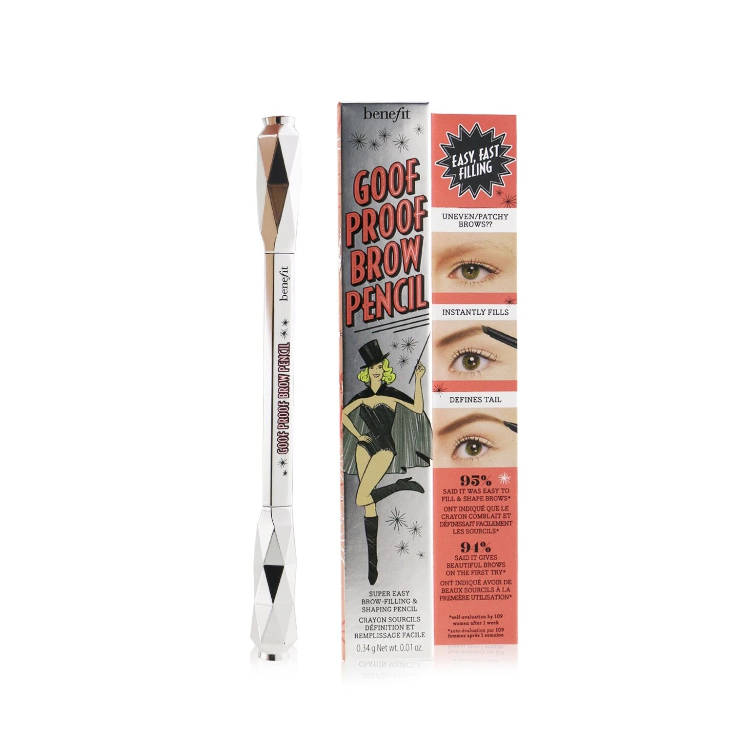 Benefit Goof Proof Brow Pencil - # 3.75 (Warm Medium Brown) 0.34g/0.01oz 13 Benefit Goof Proof Brow Pencil - # 3.75 (Warm Medium Brown) 0.34g/0.01oz - Image 11