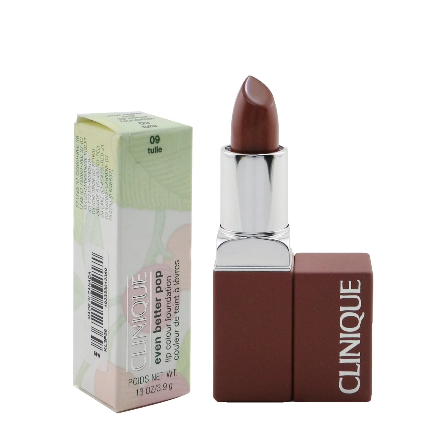 Clinique Even Better Pop Lip Colour Foundation - # 18 Tickled 3.9g/0.13oz 5 Clinique Even Better Pop Lip Colour Foundation - # 18 Tickled 3.9g/0.13oz - Image 3