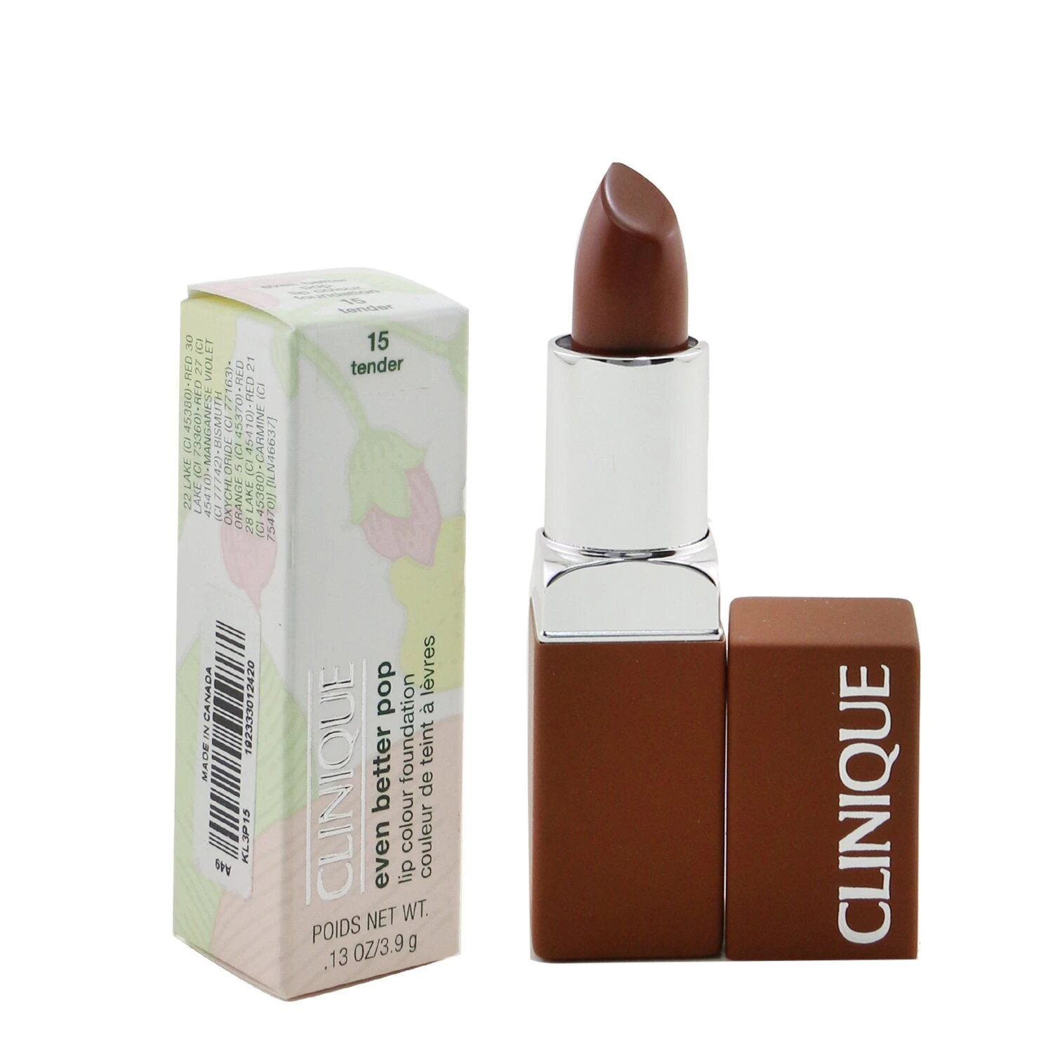 Clinique Even Better Pop Lip Colour Foundation - # 18 Tickled 3.9g/0.13oz 14 Clinique Even Better Pop Lip Colour Foundation - # 18 Tickled 3.9g/0.13oz - Image 12
