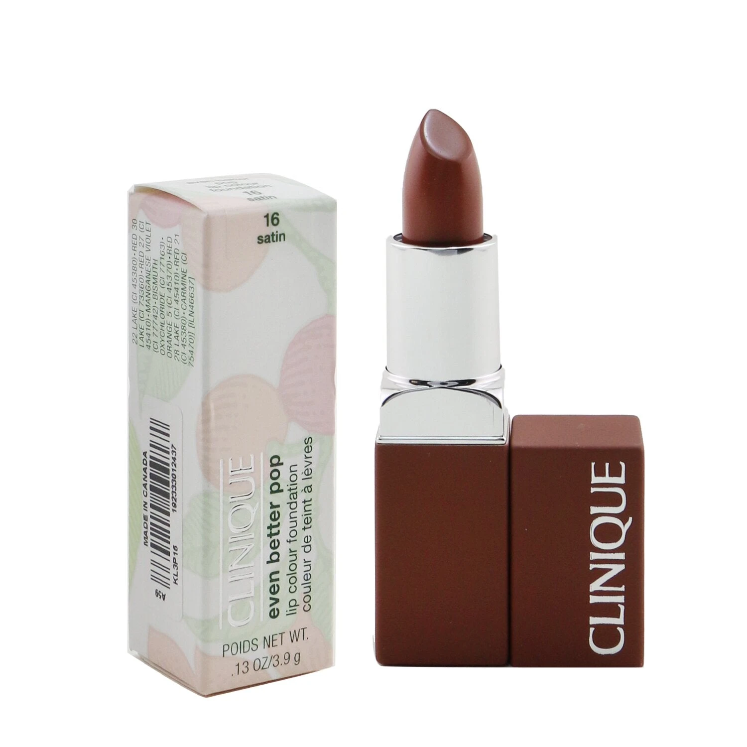 Clinique Even Better Pop Lip Colour Foundation - # 18 Tickled 3.9g/0.13oz 17 Clinique Even Better Pop Lip Colour Foundation - # 18 Tickled 3.9g/0.13oz - Image 15