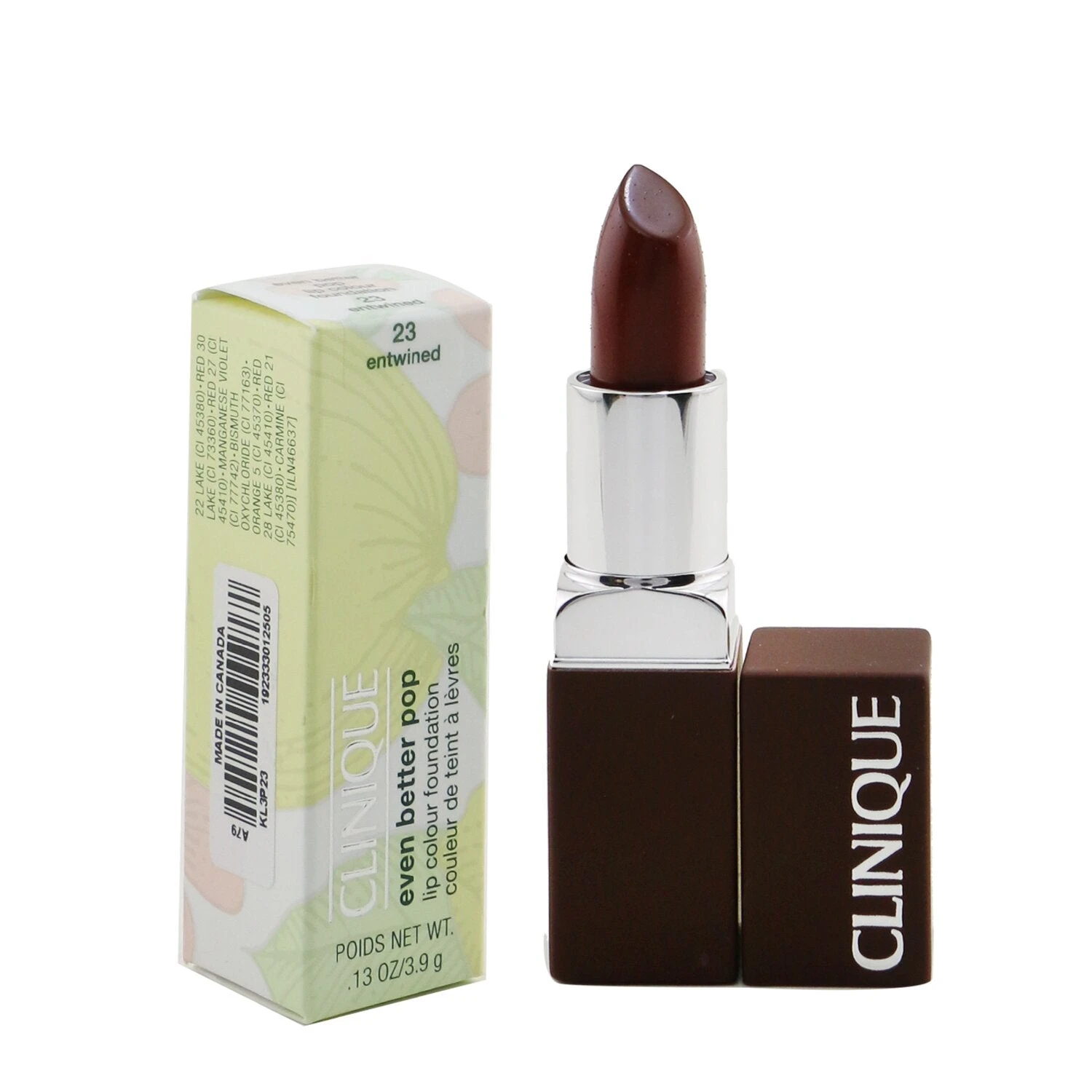 Clinique Even Better Pop Lip Colour Foundation - # 18 Tickled 3.9g/0.13oz 22 Clinique Even Better Pop Lip Colour Foundation - # 18 Tickled 3.9g/0.13oz - Image 20