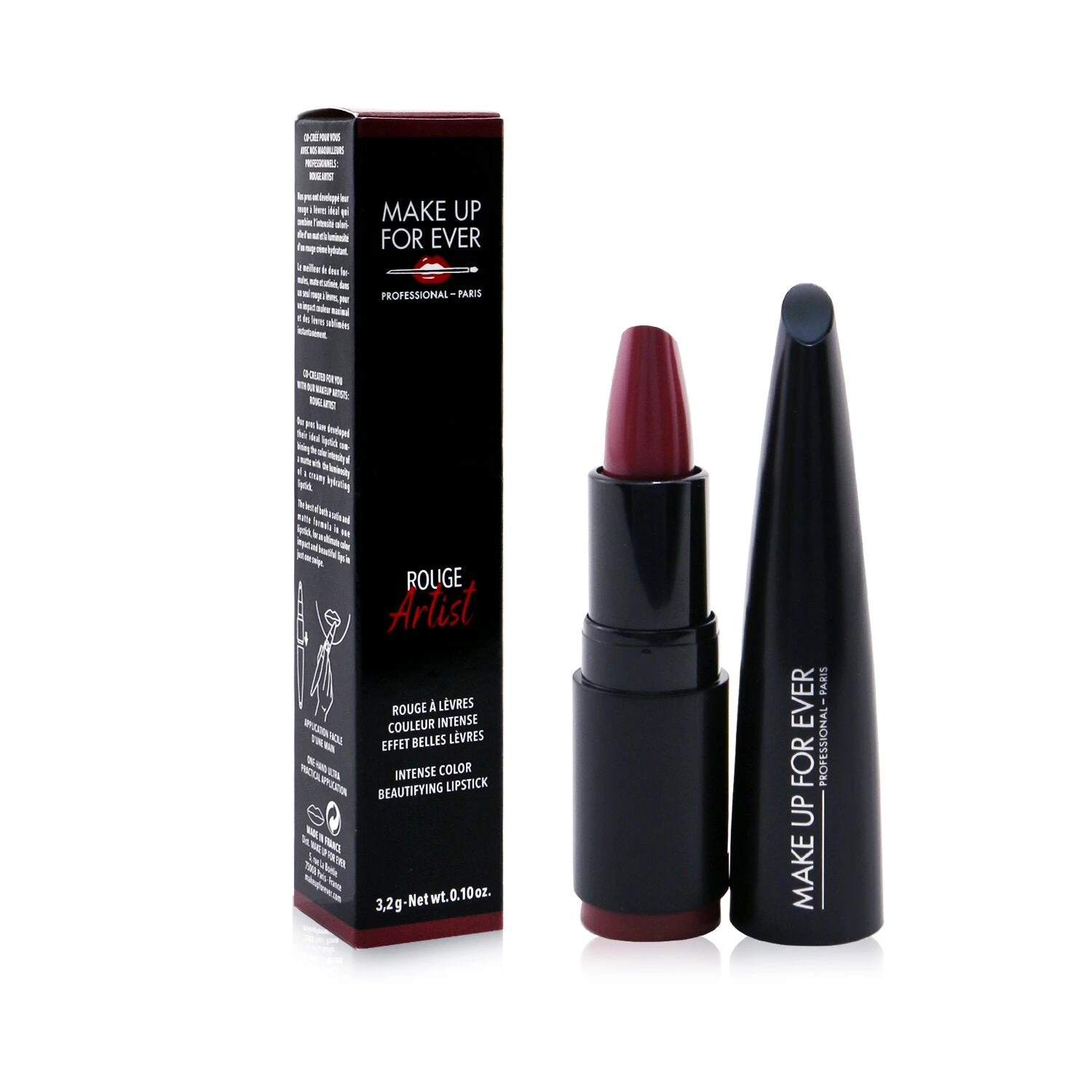 Make Up For Ever Rouge Artist Intense Color Beautifying Lipstick - # 208 Fierce Flamingo 3.2g/0.1oz 22 Make Up For Ever Rouge Artist Intense Color Beautifying Lipstick - # 208 Fierce Flamingo 3.2g/0.1oz - Image 20
