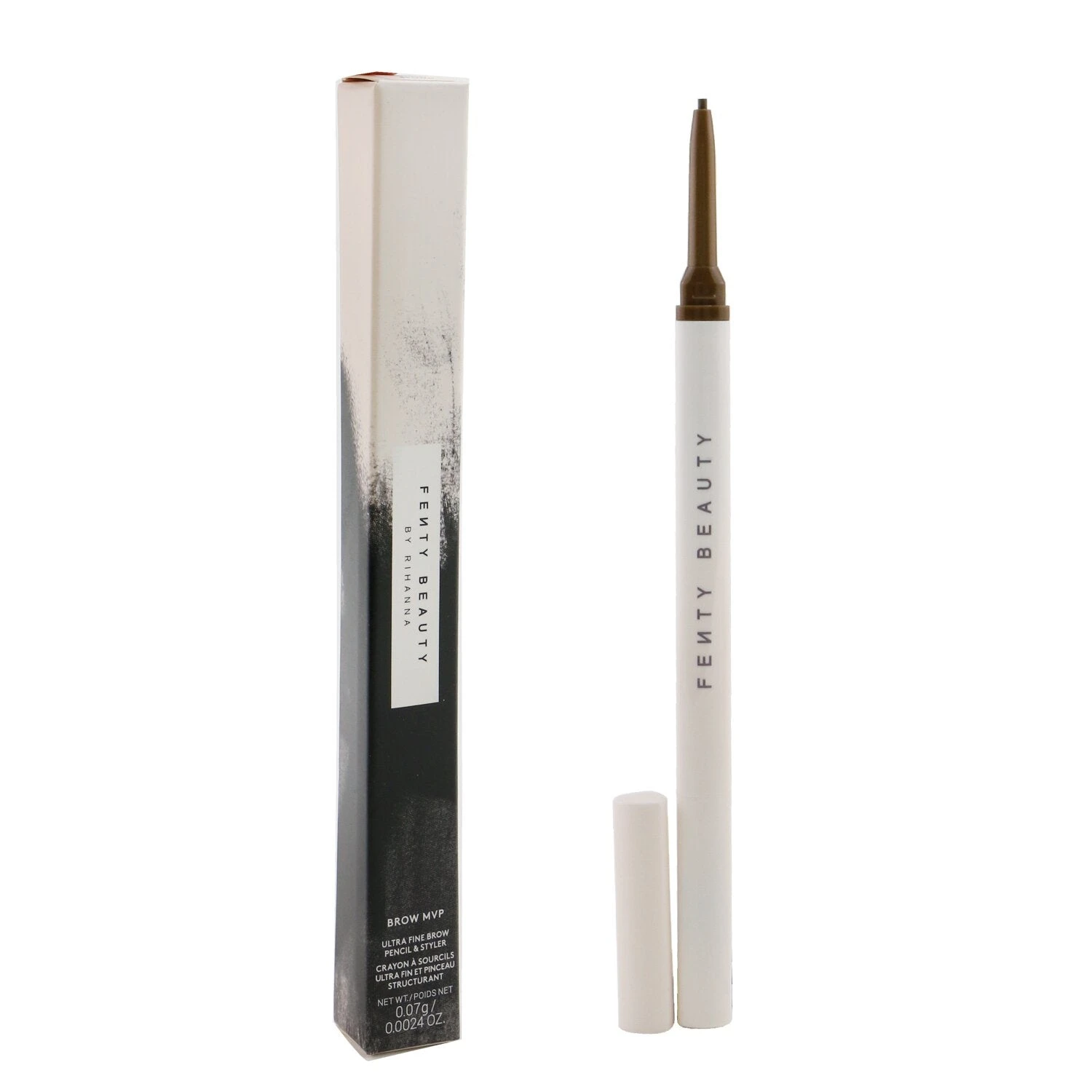 Fenty Beauty By Rihanna Brow MVP Ultra Fine Brow Pencil & Styler - # Medium Brown 0.07g/0.0024oz 22 Fenty Beauty By Rihanna Brow MVP Ultra Fine Brow Pencil & Styler - # Medium Brown 0.07g/0.0024oz - Image 20
