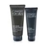 Clinique Men Cleanse + Hydrate Set: Face Wash Oily Skin Formula 200ml + Oil-Free Moisturizer 100ml 2pc
