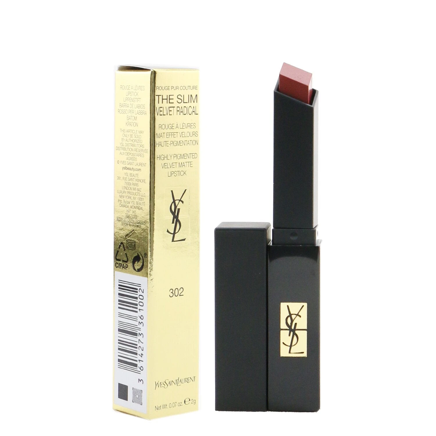Yves Saint Laurent Rouge Pur Couture The Slim Velvet Radical Matte Lipstick - # 305 Orange Surge 2g/0.07oz 16 Yves Saint Laurent Rouge Pur Couture The Slim Velvet Radical Matte Lipstick - # 305 Orange Surge 2g/0.07oz - Image 14