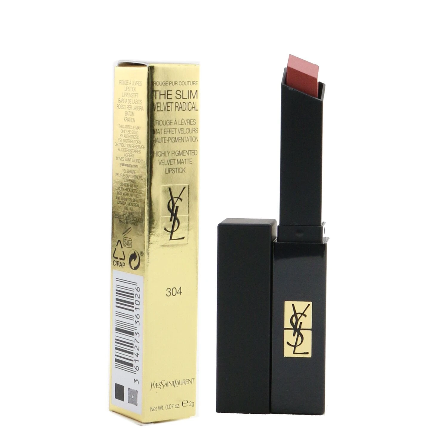Yves Saint Laurent Rouge Pur Couture The Slim Velvet Radical Matte Lipstick - # 305 Orange Surge 2g/0.07oz 22 Yves Saint Laurent Rouge Pur Couture The Slim Velvet Radical Matte Lipstick - # 305 Orange Surge 2g/0.07oz - Image 20