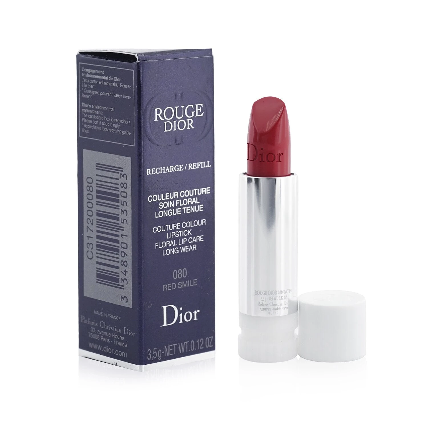 Christian Dior Rouge Dior Couture Colour Refillable Lipstick Refill - # 525 Cherie (Metallic) 3.5g/0.12oz 7 Christian Dior Rouge Dior Couture Colour Refillable Lipstick Refill - # 525 Cherie (Metallic) 3.5g/0.12oz - Image 5