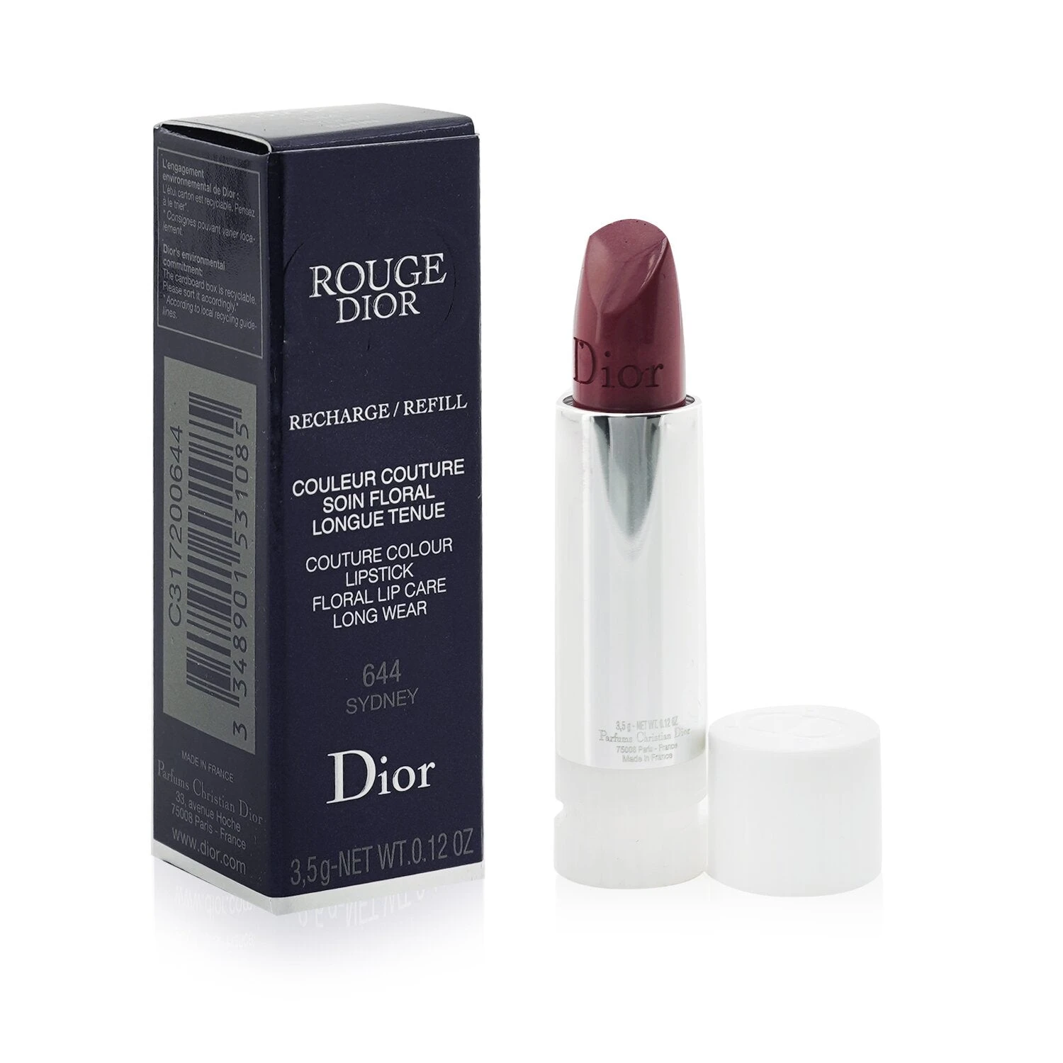 Christian Dior Rouge Dior Couture Colour Refillable Lipstick Refill - # 525 Cherie (Metallic) 3.5g/0.12oz 13 Christian Dior Rouge Dior Couture Colour Refillable Lipstick Refill - # 525 Cherie (Metallic) 3.5g/0.12oz - Image 11