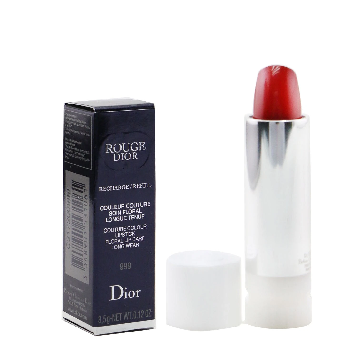 Christian Dior Rouge Dior Couture Colour Refillable Lipstick Refill - # 525 Cherie (Metallic) (Box Slightly Damaged) 3.5g/0.12oz 19 Christian Dior Rouge Dior Couture Colour Refillable Lipstick Refill - # 525 Cherie (Metallic) (Box Slightly Damaged) 3.5g/0.12oz - Image 17