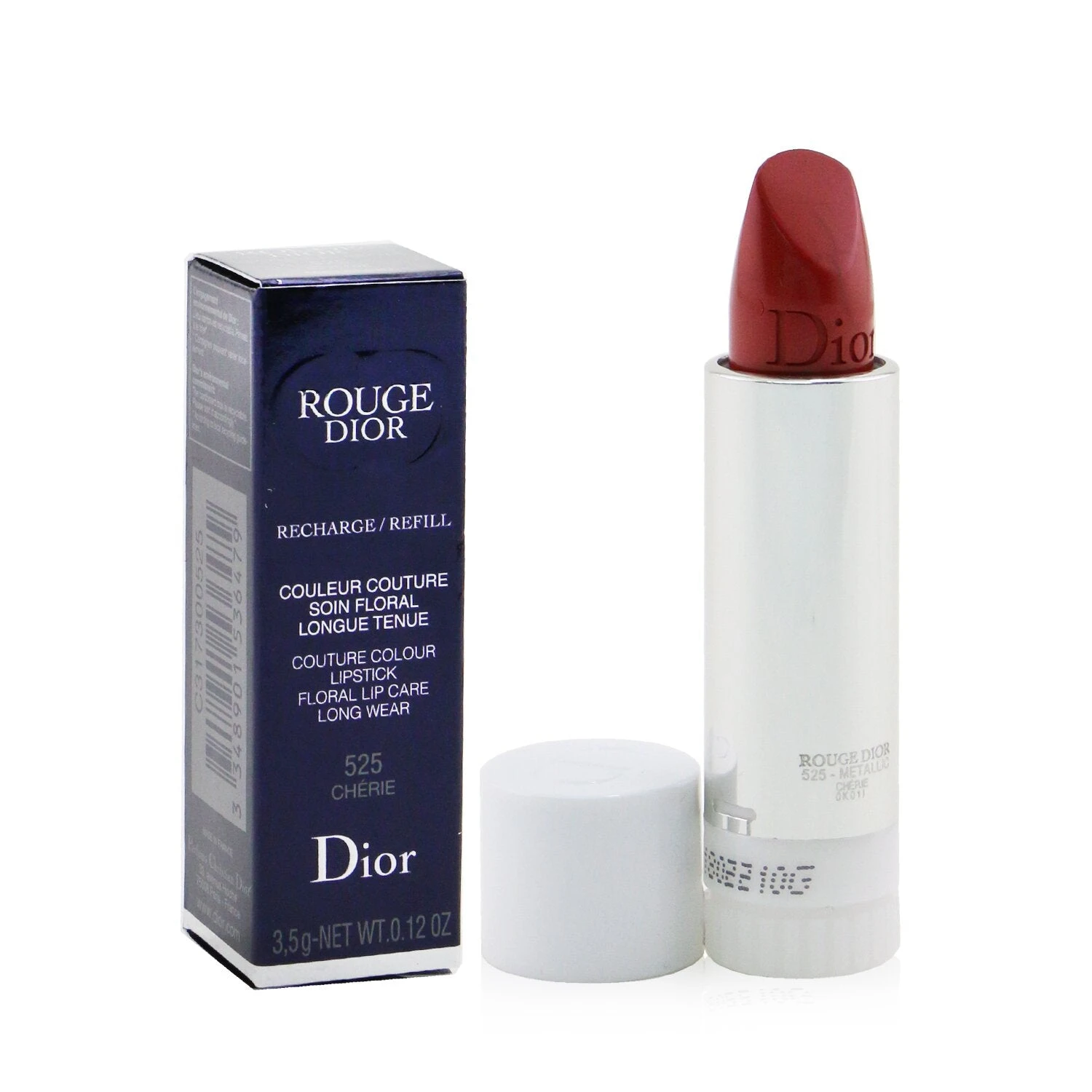 Christian Dior Rouge Dior Couture Colour Refillable Lipstick Refill - # 525 Cherie (Metallic) 3.5g/0.12oz 4 Christian Dior Rouge Dior Couture Colour Refillable Lipstick Refill - # 525 Cherie (Metallic) 3.5g/0.12oz - Image 2