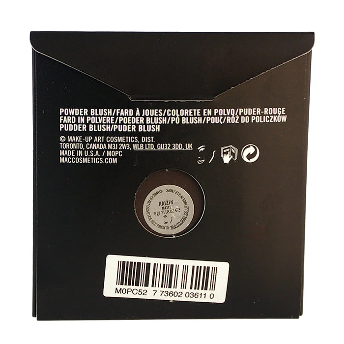 MAC Powder Blush Pro Palette Refill - Raizin 6g/0.2oz 4 MAC Powder Blush Pro Palette Refill - Raizin 6g/0.2oz - Image 2