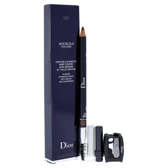 Christian Dior Powder Eyebrow Pencil With Brush And Sharpener - 593 Brown By Christian Dior For Women - 0.04 Oz Eyebrow Pencil 3 Christian Dior Powder Eyebrow Pencil With Brush And Sharpener - 593 Brown By Christian Dior For Women - 0.04 Oz Eyebrow Pencil