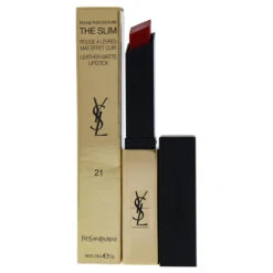 Yves Saint Laurent Rouge Pur Couture The Slim Matte Lipstick - 21 Rouge Paradoxe By Yves Saint Laurent For Women - 0.08 Oz Lipstick