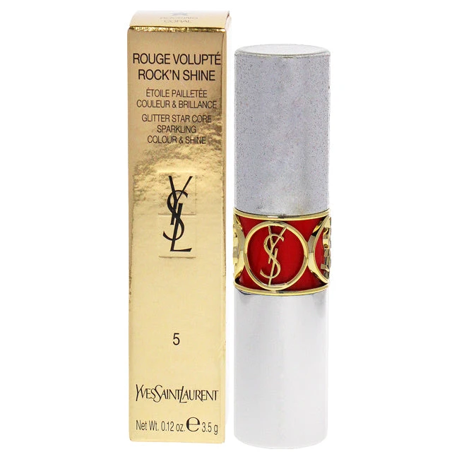 Yves Saint Laurent Rouge Volupte RockN Shine Lipstick - 05 Rocking Coral By Yves Saint Laurent For Women - 0.12 Oz Lipstick 3 Yves Saint Laurent Rouge Volupte RockN Shine Lipstick - 05 Rocking Coral By Yves Saint Laurent For Women - 0.12 Oz Lipstick