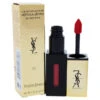 Yves Saint Laurent Rouge Pur Couture Vernis A Levres Glossy Stain - 12 Corail Acrylic By Yves Saint Laurent For Women - 0.2 Oz Lip Gloss -Flawless Hue Store W C 5607larger